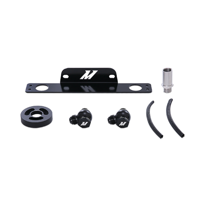 Mishimoto 10-15 Chevrolet Camaro SS Oil Cooler Kit (Non-Thermostatic) - Black Oil Coolers Mishimoto