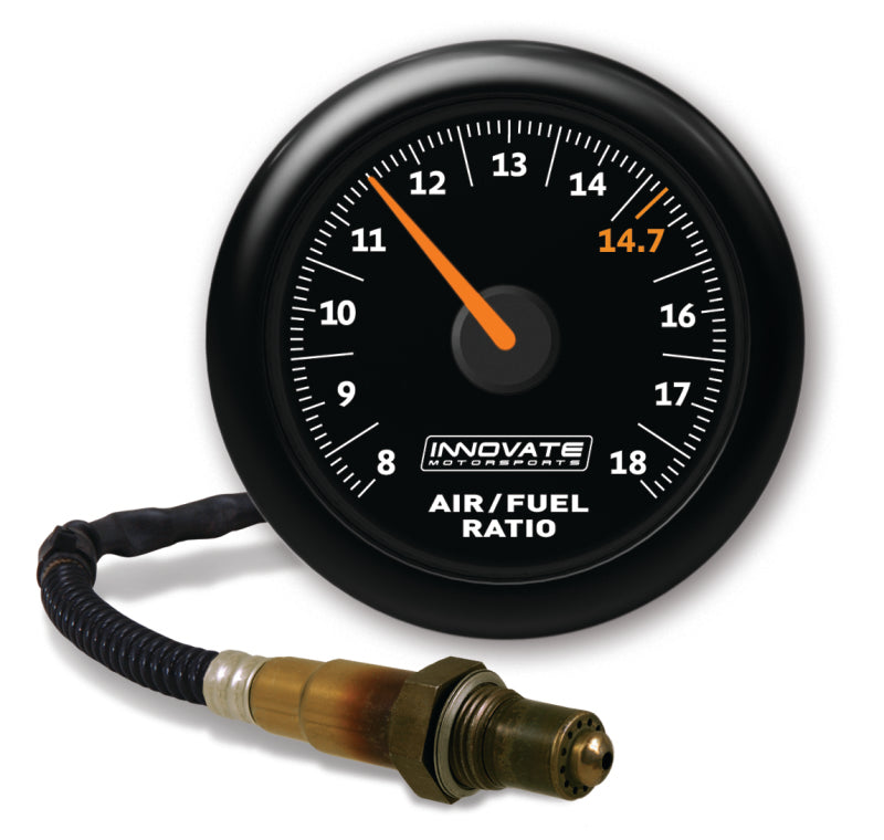 Innovate MTX-AL Analog Air/Fuel Ratio Gauge Kit - Black Dial Gauges Innovate Motorsports