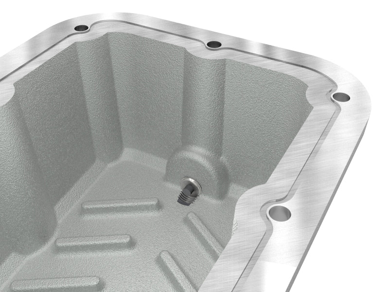 aFe POWER Transmission Pan Jeep Wrangler (JL) 18-25 L4-2.0L- Raw Diff Covers aFe