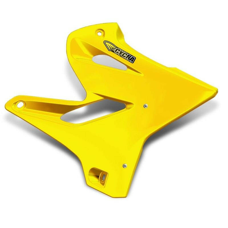 Cycra 05-20 Yamaha YZ125-250 / 16-20 YZ250X Radiator Shroud - Light Gold Plastics Cycra