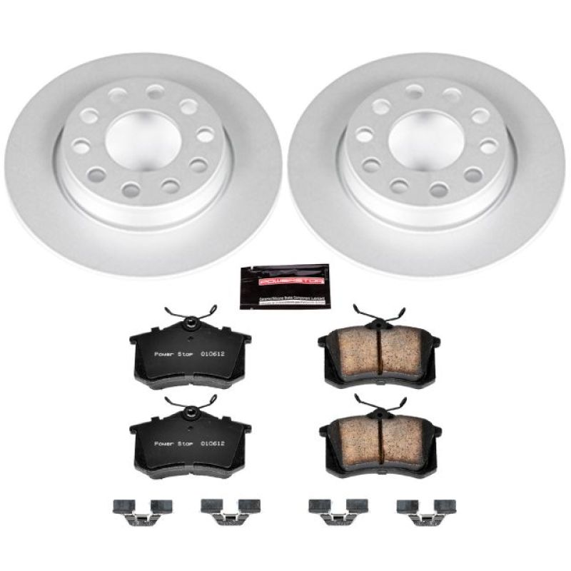 Power Stop 02-05 Audi A4 Rear Z23 Evolution Sport Coated Brake Kit Brake Kits - Performance D&S PowerStop