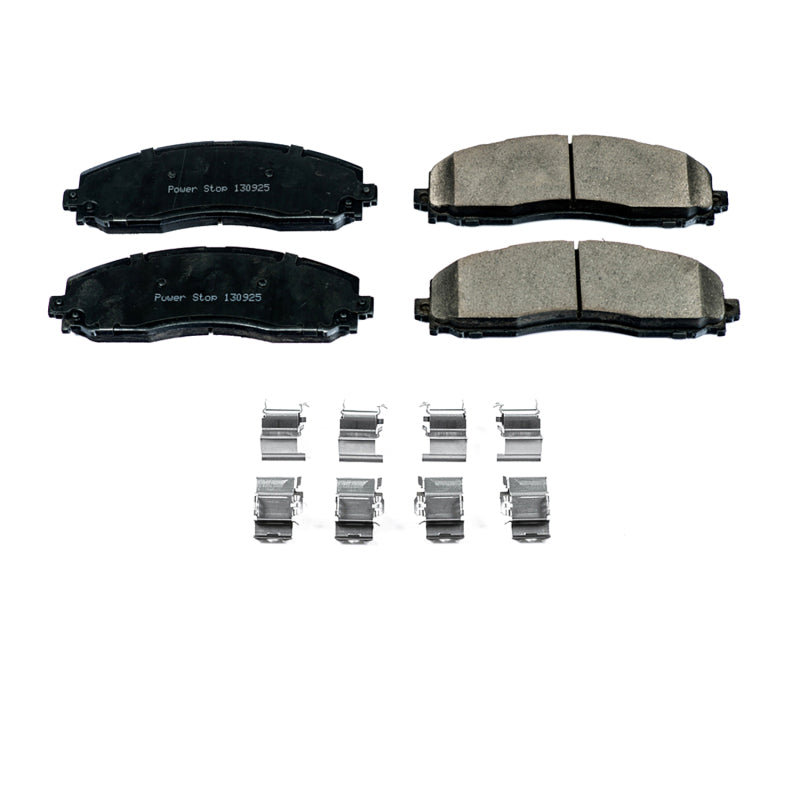 Power Stop 13-19 Ford F-250 Super Duty Rear Z17 Evolution Ceramic Brake Pads w/Hardware Brake Pads - OE PowerStop