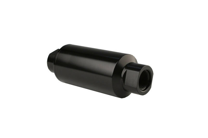 Aeromotive In-Line Filter - AN-10 - Black - 10 Micron Fuel Filters Aeromotive