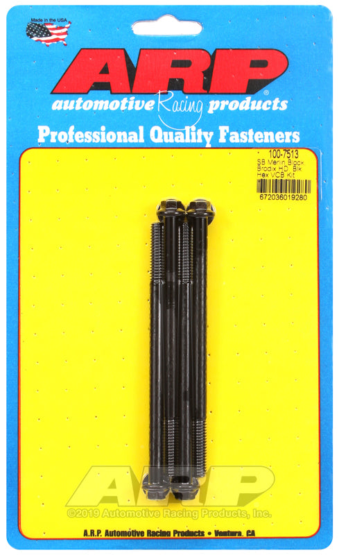 ARP Merlin block, Brodix head SB hex valve cover bolt kit Hardware Kits - Other ARP