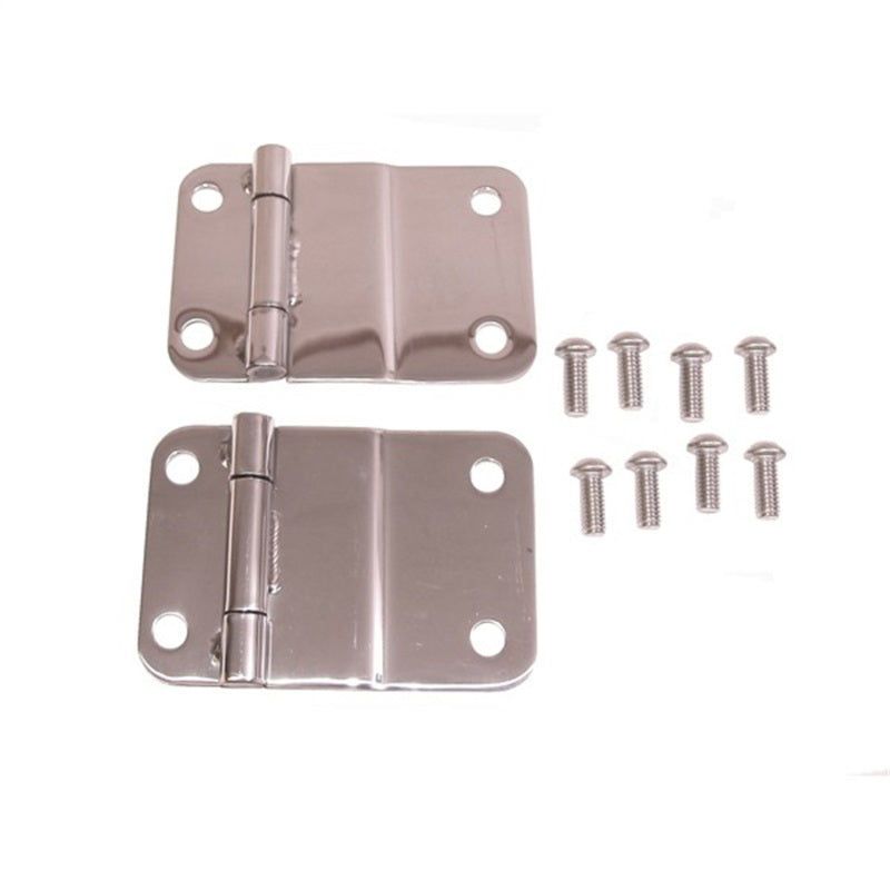 Rugged Ridge 76-86 Jeep CJ Stainless Steel Tailgate Hinges Tailgate Accessories Rugged Ridge