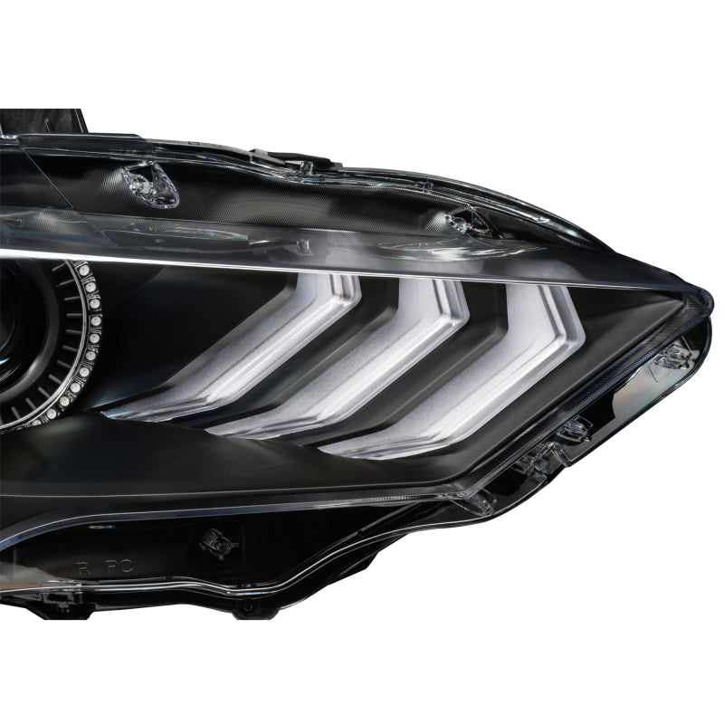 Oracle Lighting 18-23 Ford Mustang Dynamic ColorSHIFT LED Headlights - Black Series Headlights ORACLE Lighting