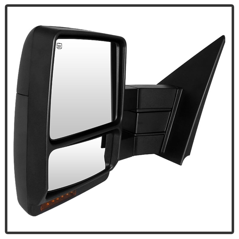xTune Ford F150 07-14 Power Heated Amber LED Signal Telescoping Mirror Left MIR-FF15007S-PWH-AM-L Side Mirrors SPYDER