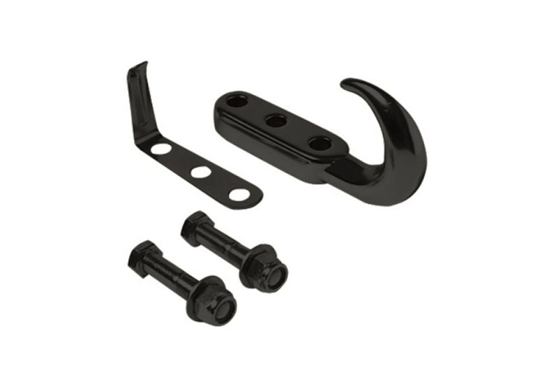 Rampage 1945-1949 Jeep CJ2A Tow Hook Kit - Black Tow Hooks Rampage