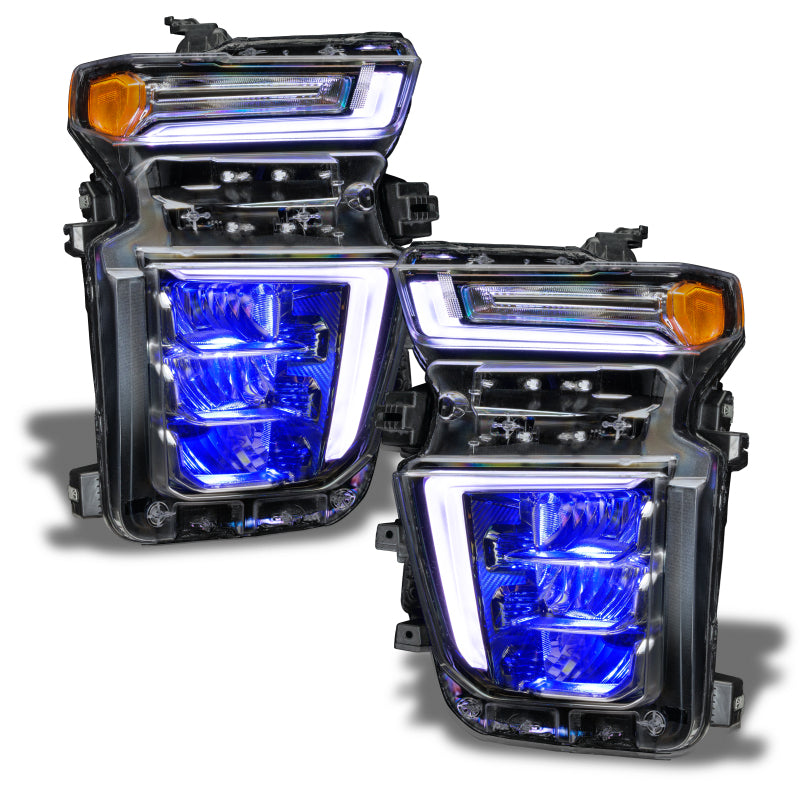Oracle 20-21 Chevy Silverado HD 2500RGB Headlight Demon Eye Kit - w/o Controller Headlights ORACLE Lighting