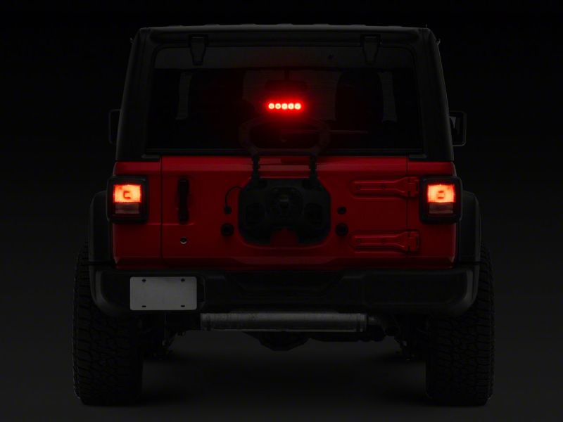 Raxiom 18-23 Jeep Wrangler JL Axial Series LED Third Brake Light- Red Brake Lights Raxiom