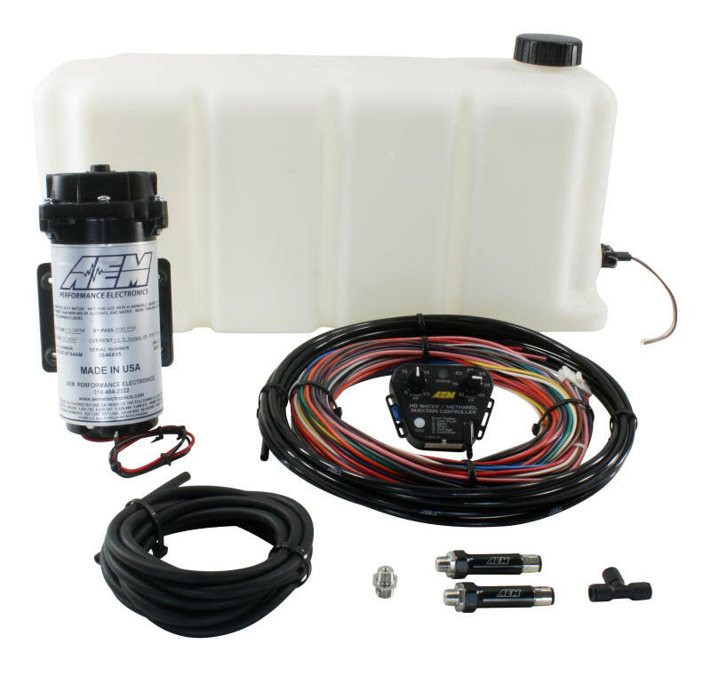 AEM V2 5 Gallon Diesel Water/Methanol Injection Kit (Internal Map) Water Meth Kits AEM
