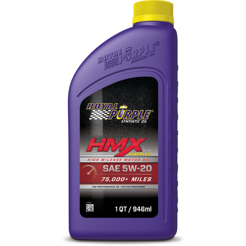 Royal Purple HMX Premium Synthetic High Mileage 5W-20 Motor Oil - 1 Quart Motor Oils Royal Purple