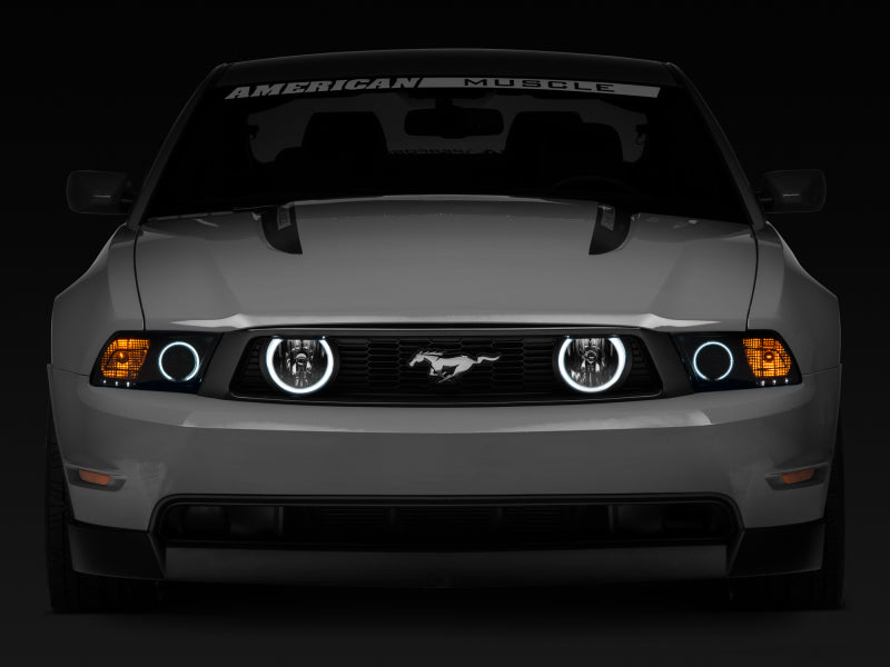 Raxiom 05-12 Ford Mustang GT LED Halo Fog Lights (Chrome) Headlights Raxiom