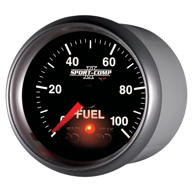 Autometer Sport-Comp II 52mm 0-100 PSI Fuel Pressure Gauge Gauges AutoMeter