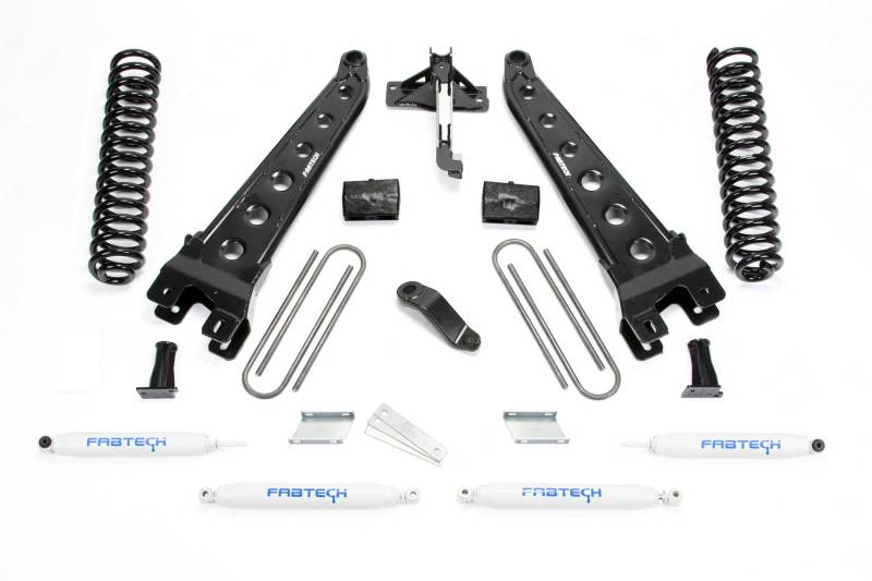 Fabtech 17 Ford F450/F550 4WD Diesel 6in Rad Arm Sys w/Coils & Perf Shks Lift Kits Fabtech