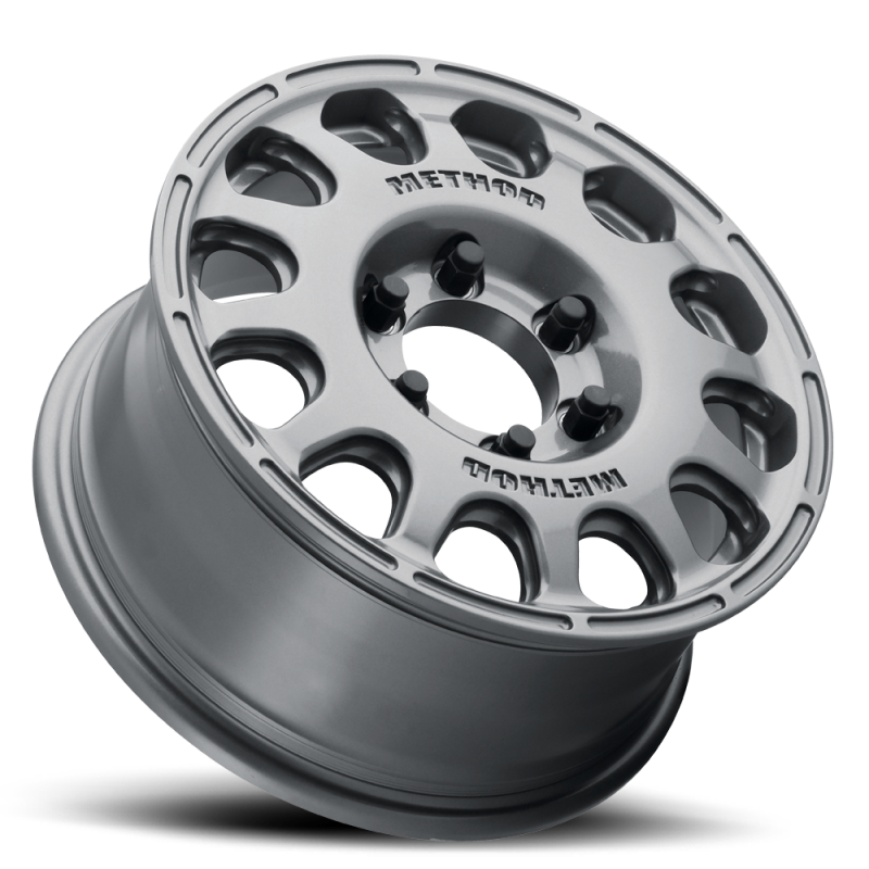 Method MR107 16x7 +25mm Offset 6x5.5 106.25mm CB Gloss Titanium Wheel Wheels - Cast Method Wheels