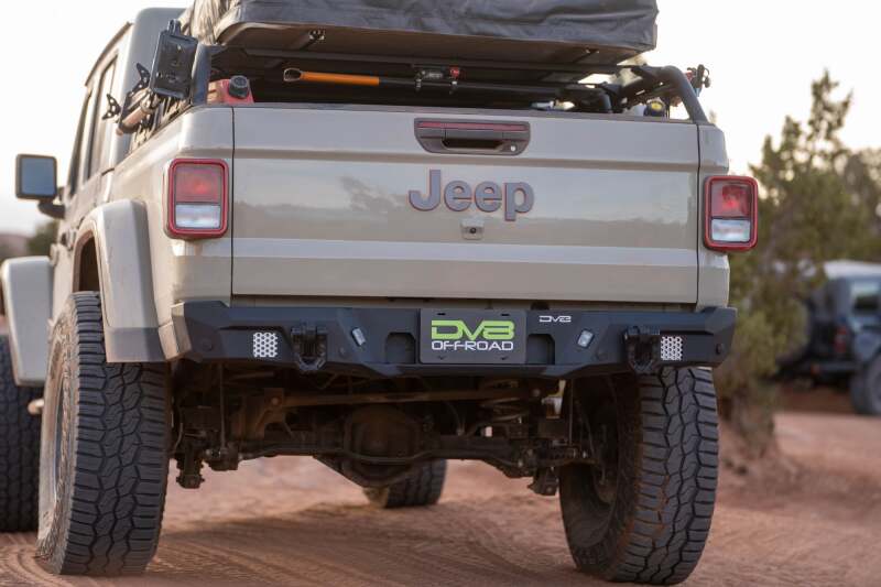 DV8 Offroad 20-23 Jeep Gladiator JT MTO Series Rear Bumper Bumpers - Steel DV8 Offroad