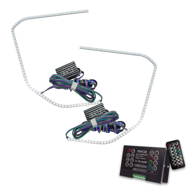 Oracle GMC Yukon 15-20 Halo Kit - ColorSHIFT w/ 2.0 Controller Headlights ORACLE Lighting