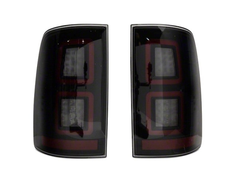 Raxiom 09-18 Dodge RAM 1500 LED Tail Lights- Black Housing (Smoked Lens) Tail Lights Raxiom