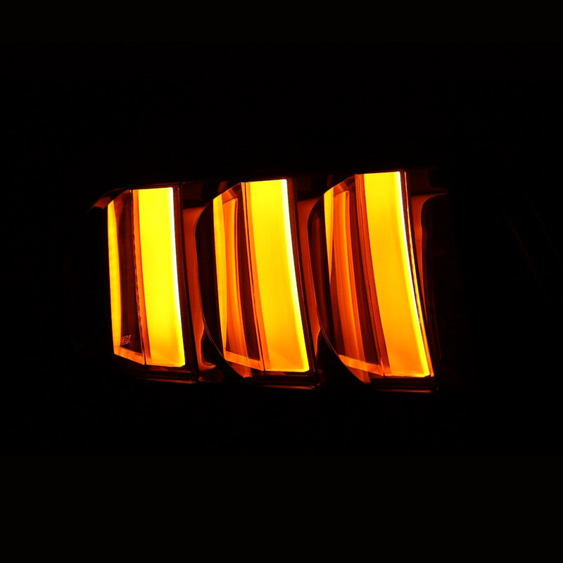 AlphaRex 15-23 Ford Mustang NOVA-Series Prismatic LED Tail Lights Alpha-Black Tail Lights AlphaRex