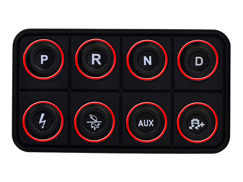 AEM EV 8 Button Keypad CAN Based Programmable Backlighting Programmer Accessories AEM