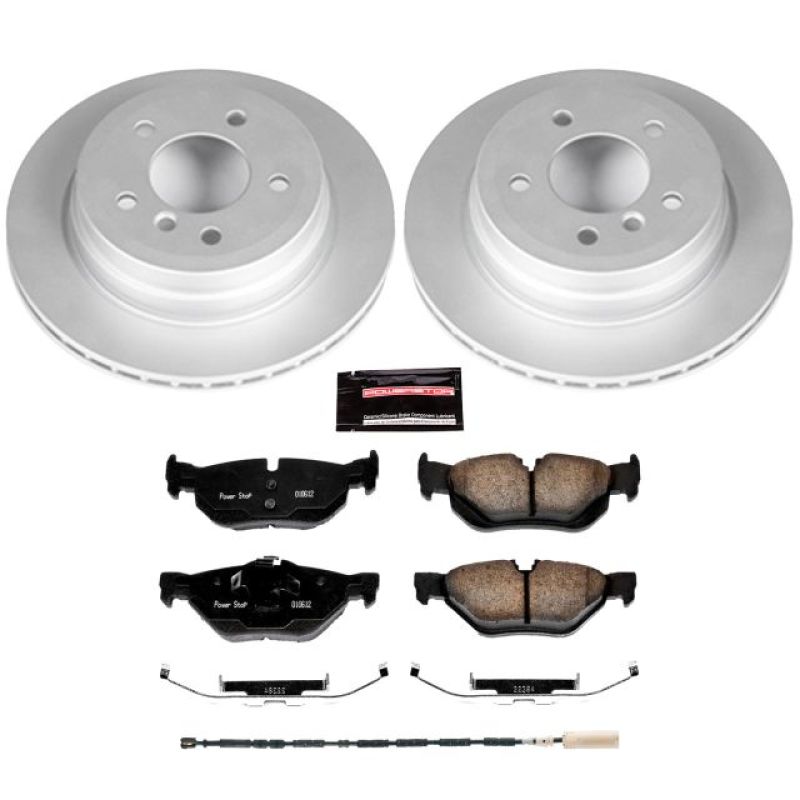 Power Stop 13-15 BMW X1 Rear Z23 Evolution Sport Coated Brake Kit Brake Kits - Performance D&S PowerStop