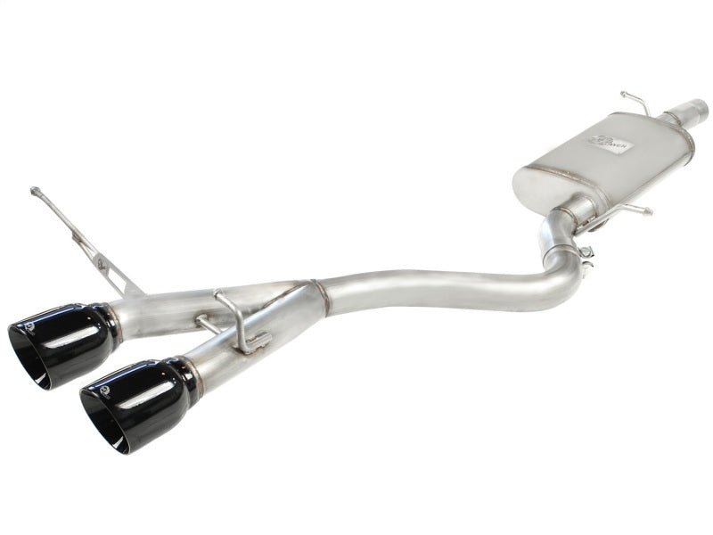 aFe MACHForce XP Exhaust 304SS Cat-Back w/ Black Tips 2008 VW Golf R32 V5 3.2L Catback aFe