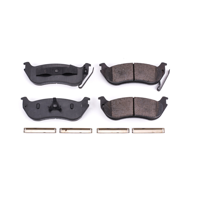 Power Stop 06-10 Ford Explorer Rear Z17 Evolution Ceramic Brake Pads w/Hardware Brake Pads - OE PowerStop