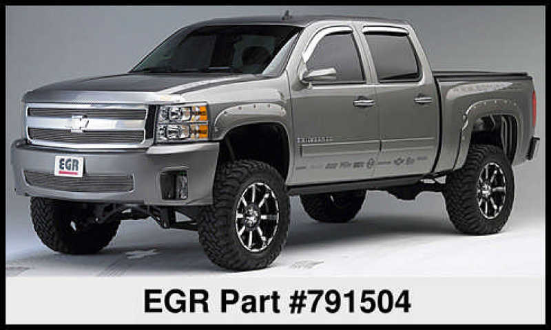 EGR 07-13 Chev Silverado 6-8ft Bed Bolt-On Look Fender Flares - Set Fender Flares EGR