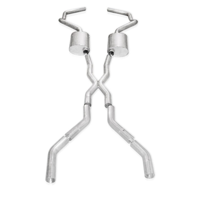 Stainless Works Chevy Camaro 1967-69 Exhaust 3in Stainless with X-Pipe Catback Stainless Works