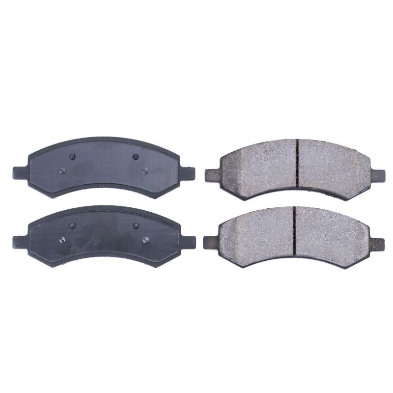Power Stop 2018 Jeep Wrangler JK Front Z16 Evolution Ceramic Brake Pads Brake Pads - OE PowerStop