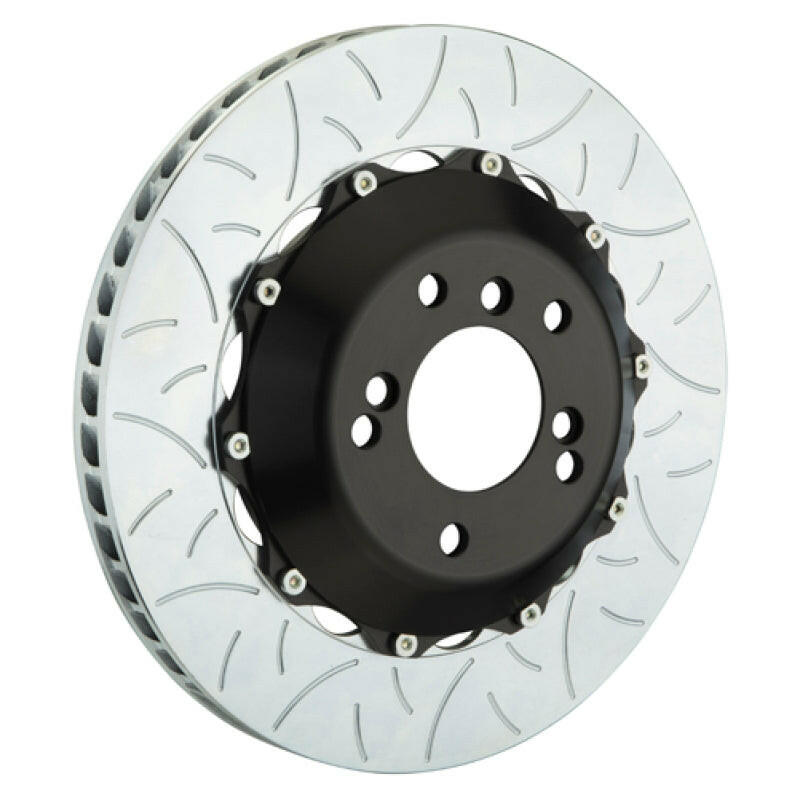 Brembo 05-11 997 GT3 Cup Rear 2-Piece Discs 350x28 2pc Rotor Slotted Type-3 Brake Rotors - Slot & Drilled Brembo