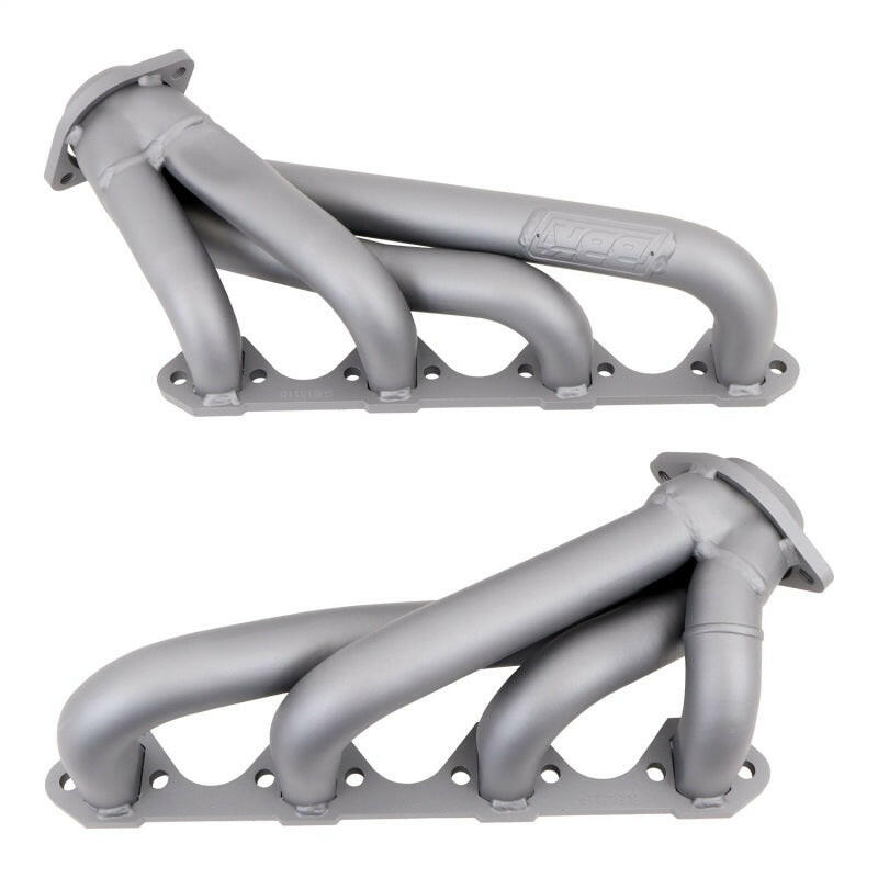 BBK 79-93 Mustang 351 Swap Shorty Unequal Length Exhaust Headers - 1-5/8 Titanium Ceramic Headers & Manifolds BBK