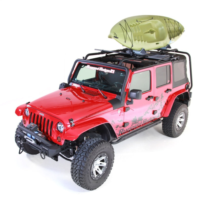 Rugged Ridge Roof Rack 07-18 Jeep 4-Door Jeep Wrangler Roof Rack Rugged Ridge