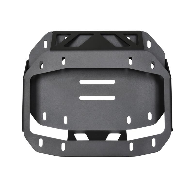 Westin 18-19 Jeep Wrangler JL WJ2 Spare Tire Relocator - Textured Black Bumpers - Steel Westin