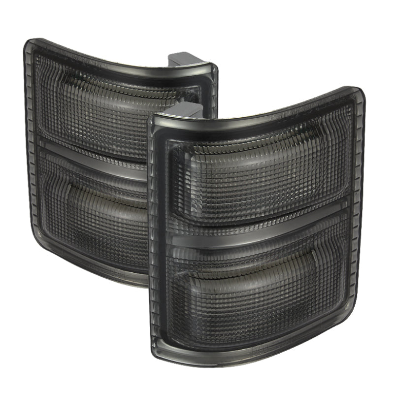 xTune Ford Superduty 08-14 F250-F550 Amber LED Mirror Signal Lens - Smoke ACC-LED-FDSD08-MR-SM Side Mirrors SPYDER