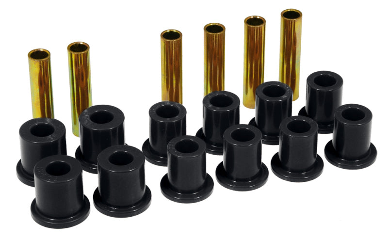 Prothane 73-77 Ford F250 4wd Front Spring & Shackle Bushings - Black Bushing Kits Prothane