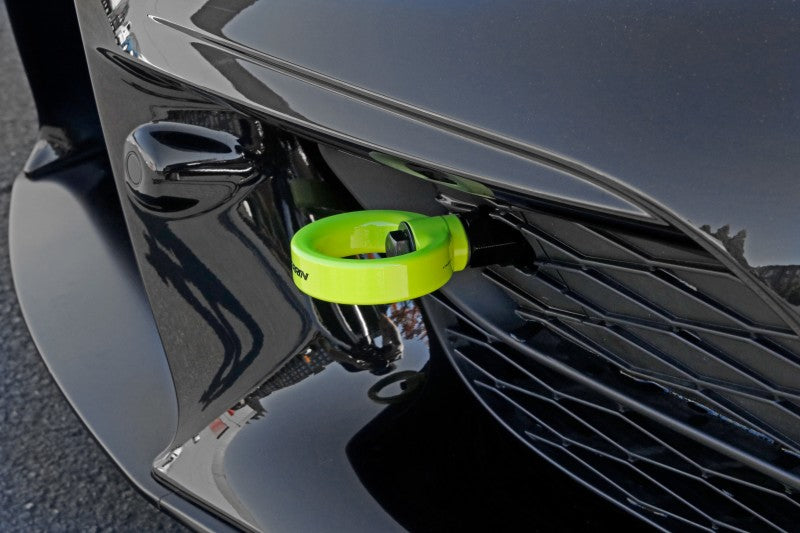 PERRIN 20-25 Toyota Supra Tow Hook Kit (Front) - Neon Yellow Tow Hooks Perrin Performance
