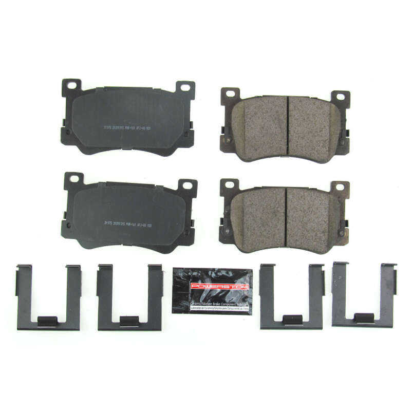 Power Stop 17-19 Genesis G90 Front Z23 Evolution Sport Brake Pads w/Hardware Brake Pads - Performance PowerStop