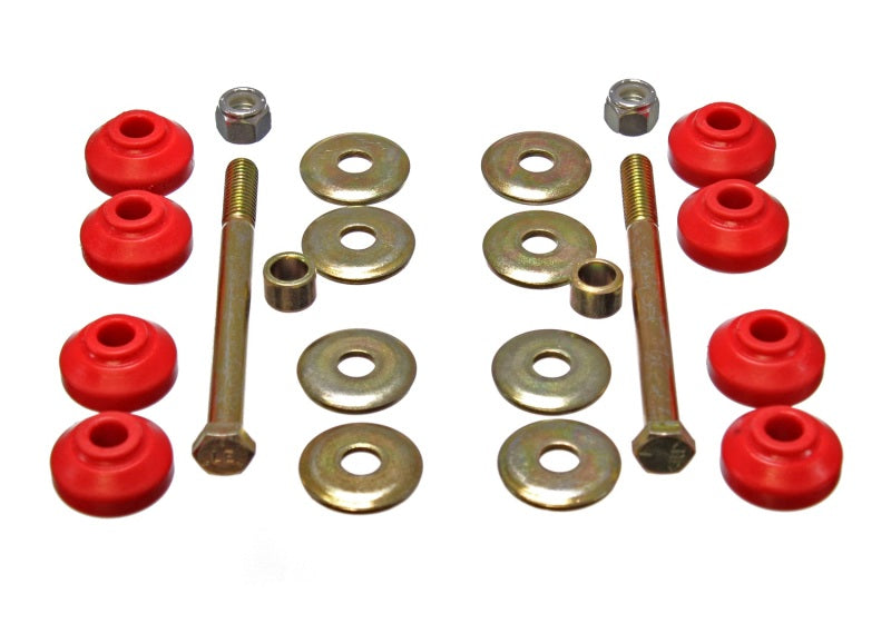 Energy Suspension 03-05 Dodge SRT4 Red Front Sway Bar End Link Set Sway Bar Endlinks Energy Suspension
