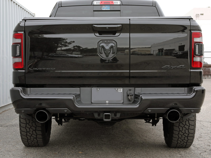 aFe Gemini XV 3in 304 SS Cat-Back Exhaust 19-21 Ram 1500 V8 5.7L Hemi w/ Black Tips Catback aFe