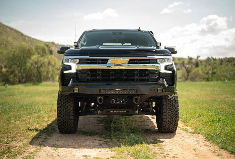 DV8 Offroad 2022+ Chevrolet Silverado 1500 Offroad Spec Series Front Bumper w/ Winch Bumpers - Steel DV8 Offroad
