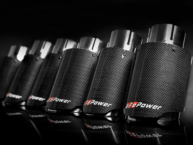 aFe MACH Force-Xp Universal Exhaust Tip 2-1/2 IN Inlet x 3-1/2 IN Outlet X 7 IN L Tips aFe