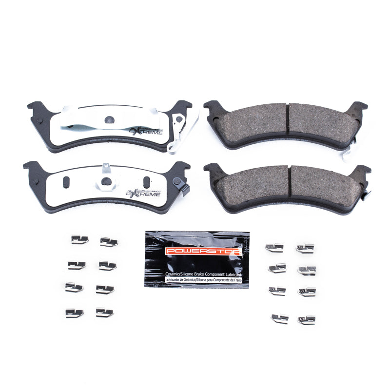 Power Stop 94-98 Jeep Grand Cherokee Rear Z36 Truck & Tow Brake Pads w/Hardware Brake Pads - Performance PowerStop