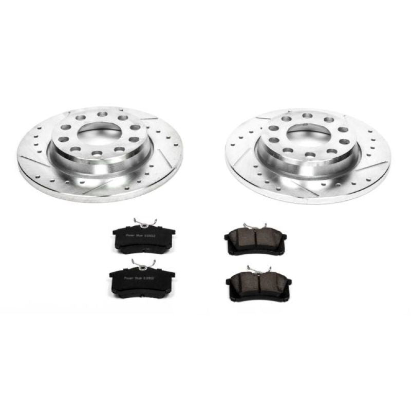Power Stop 02-05 Audi A4 Rear Z23 Evolution Sport Brake Kit Brake Kits - Performance D&S PowerStop