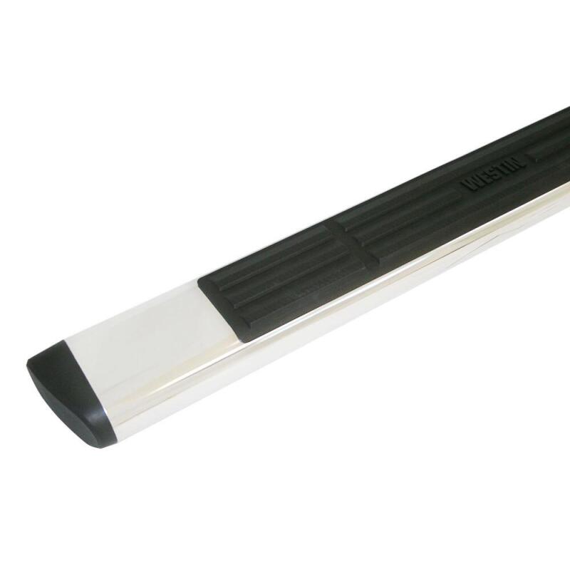Westin Premier 6 in Oval Side Bar - Stainless Steel 85 in - Stainless Steel Nerf Bars Westin