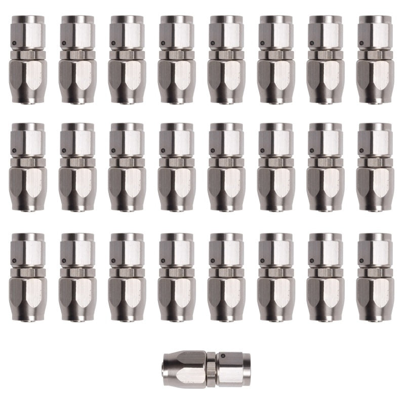 Russell Performance -4 AN Endura Straight Full Flow Hose End (25 pcs.) Fittings Russell