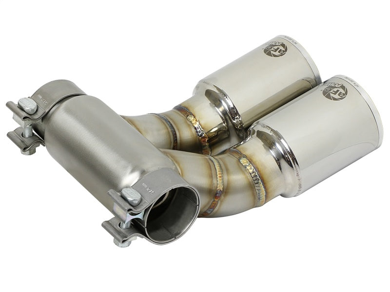 aFe Power 13-14 Porsche Cayman S / Boxster S Polish Exhaust Tip Upgrade Catback aFe