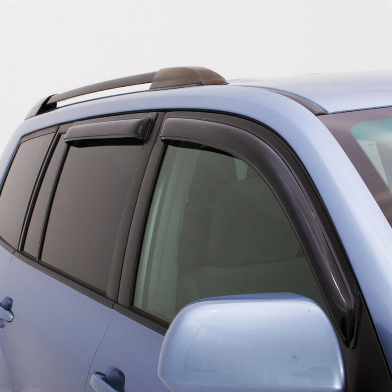 AVS 17-22 Nissan Kicks Ventvisor Outside Mount Window Deflectors 4pc - Smoke Wind Deflectors AVS