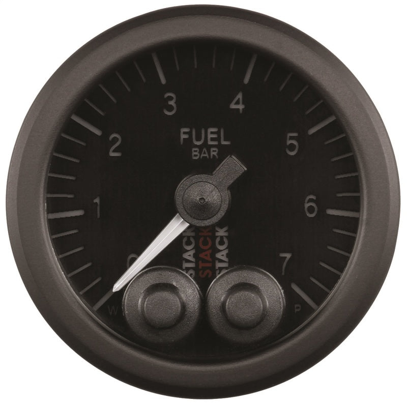 Autometer Stack 52mm 0-7 Bar M10 Male Pro-Control Fuel Pressure Gauge - Black Gauges AutoMeter